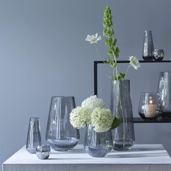 LSA エルエスエー フラワーベース 花器 花瓶 ZINC Vase グレー