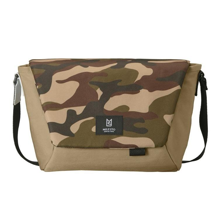 メッセンジャーバッグ メンズ レディース/イデア ミレスト MILESTO ヒュッテ Hutte メッセンジャー S 迷彩 MLS463