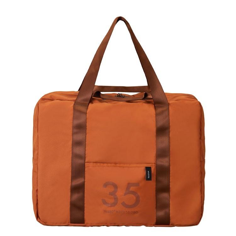MILESTO ミレスト 折りたたみバッグ 衣類 収納 旅行用品 ポケッタブル ボストンバッグ 35L ダークオレンジ MLS525 :MLS525-DOR:アロット - 通販 - Yahoo!ショッピング MILESTO ミレスト 折りたたみバッグ 衣類 収納 旅行用品 ポケッタブル ボストンバッグ 35L ダークオレンジ MLS525 :MLS525-DOR:アロット - 通販 - Yahoo!ショッピング