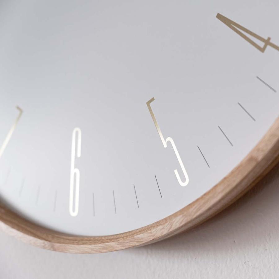 【未使用品】NEXTIME Thin M NXT-J008：ホワイト NEXTIME（ネクスタイム） 壁時計 掛時計 ウォールクロック Thin M WH