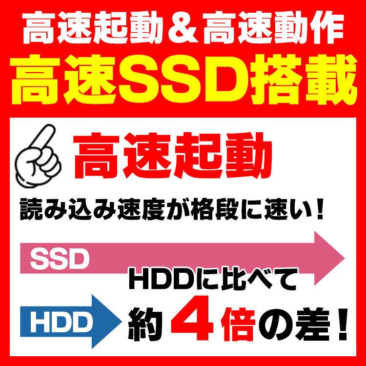 デスクトップパソコン Office付き 富士通 ESPRIMO K555/H 19型液晶一体型 第4世代 Core i5 4310M メモリ4GB SSD128GB DVDマルチ Windows10 Pro 64bit 中古｜alpaca-pc｜02