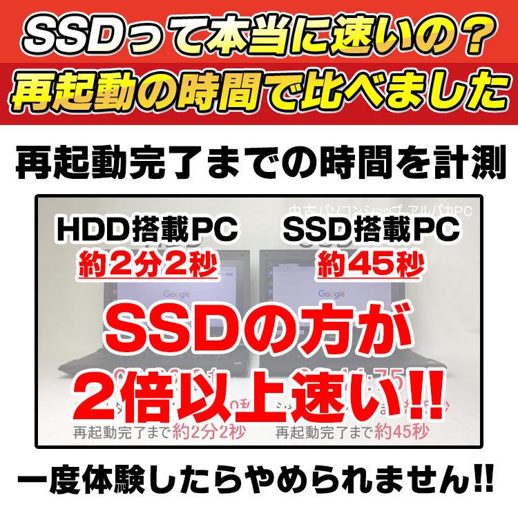 大容量メモリ16GB ノートパソコン 中古 Office付き 新品NVMe SSD250GB