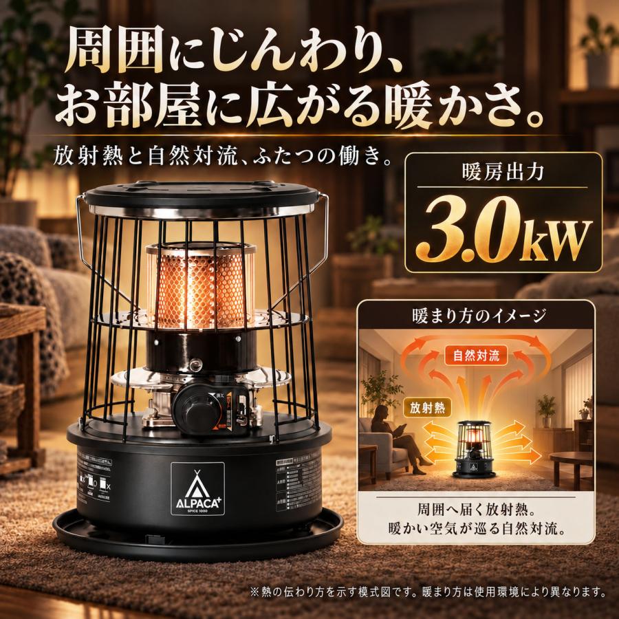 アルパカストーブ 石油ストーブ 小型 アルパカプラス 小型石油ストーブ