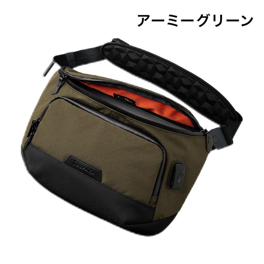 ALPAKA 【公式】BRAVO SLING MAX V2 AXOGRID スリング ボディバッグ