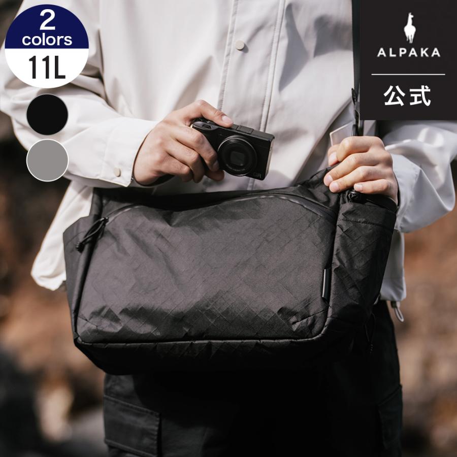 ALPAKA 公式 アルパカ ショルダーバッグ FLIGHT SATCHEL ULTRADYNE 11L