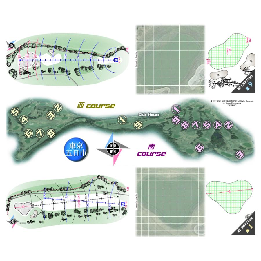 値頃 ヤーデージブック 東京 東京国際GC ヤーデージブック27Holes 千葉 千葉CC川間C