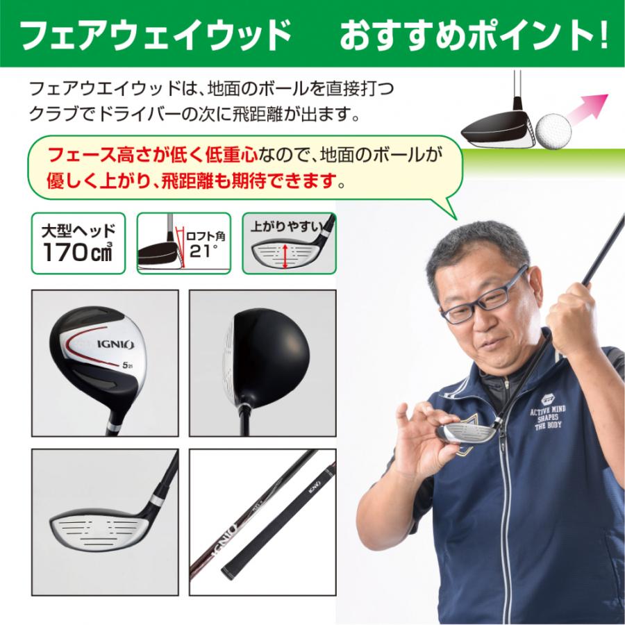 IGNIO イグニオ メンズクラブセット ゴルフ5おすすめ 初心者に IGNIO イグニオ メンズクラブセット ゴルフ5おすすめ 初心者に