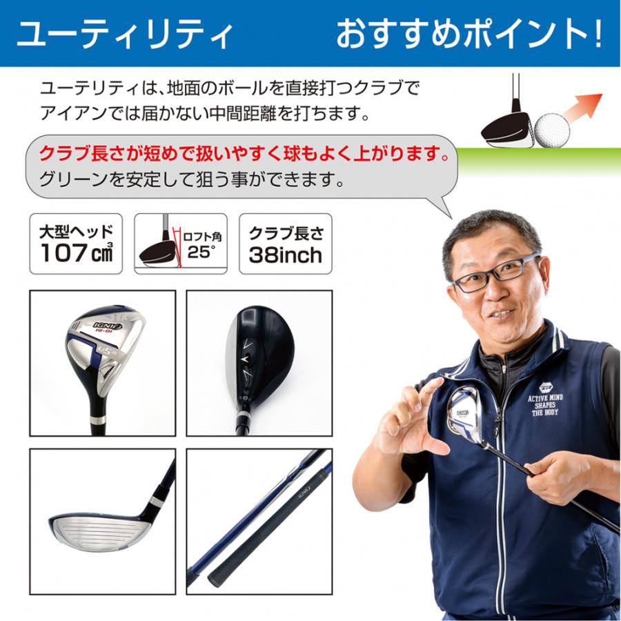 IGNIO イグニオ クラブセット 10本セット キャディーバッグ付き IGNIO イグニオ クラブセット 10本セット キャディーバッグ付き