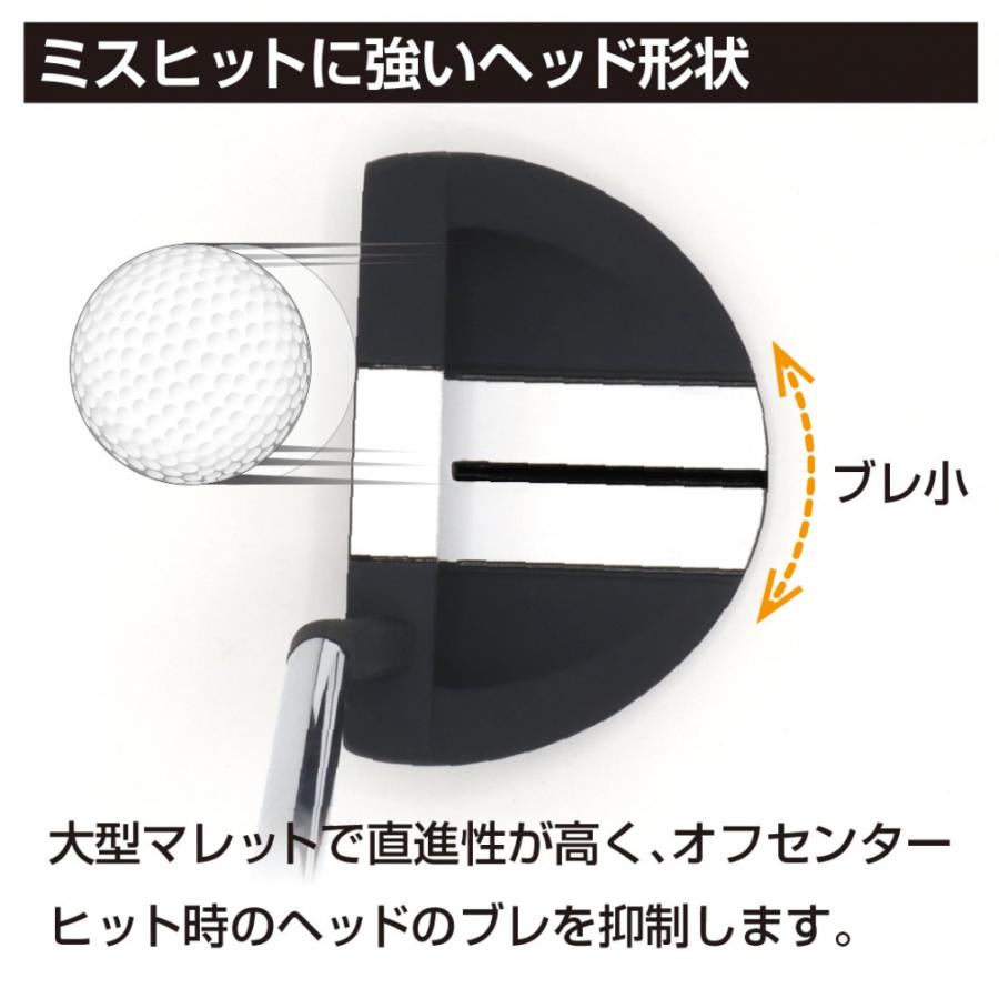 アローチューブ RRパター マレット型 スラントネック やさしい ミス