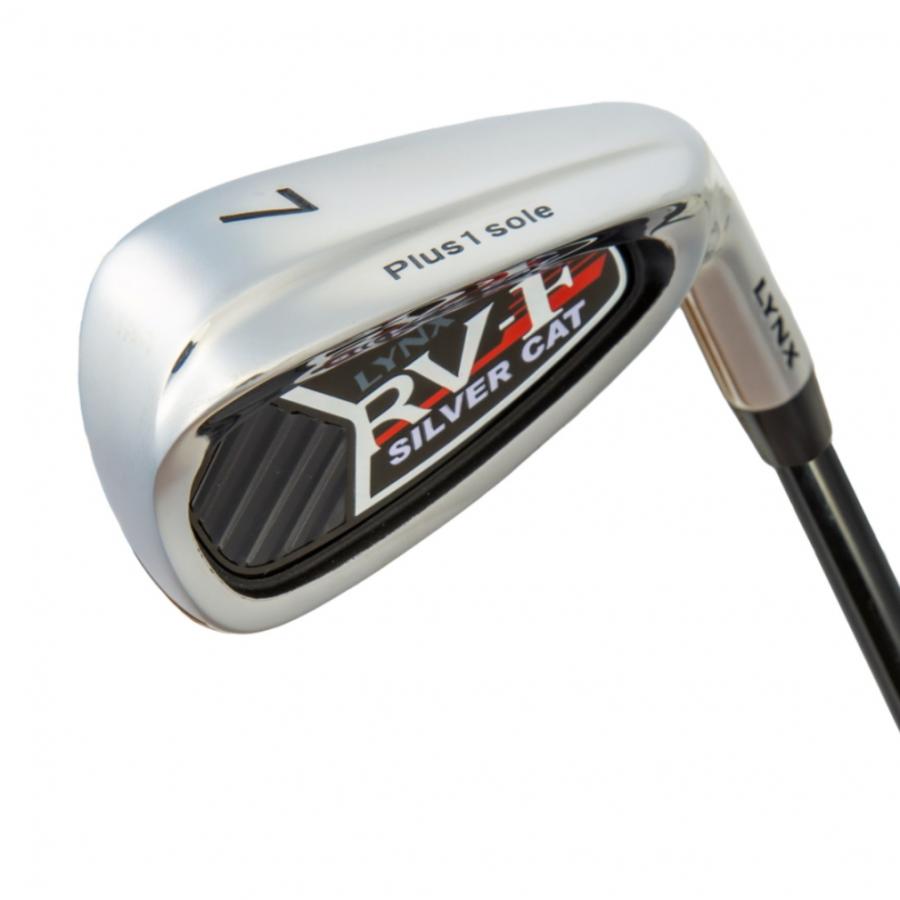 SILVER CAT ゴルフクラブセット ブラック SILVER CAT & LYNX ブラックキャディバッグ LYNX SILVER CAT ゴルフ