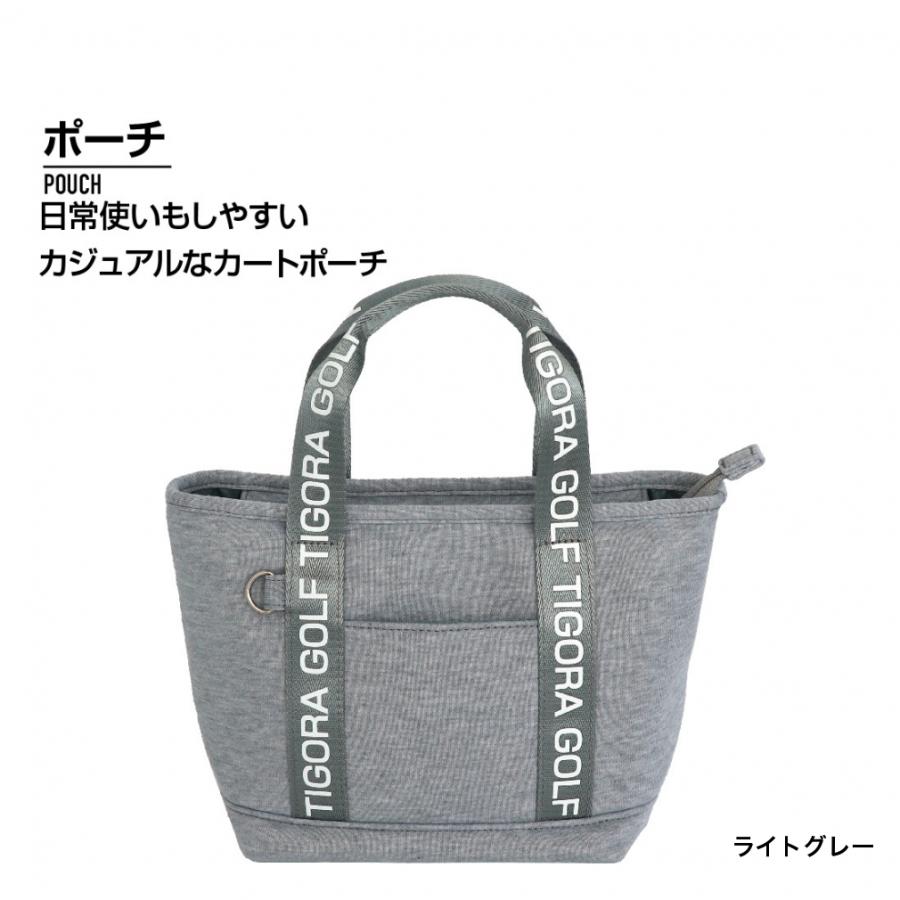 TIGORA ティゴラ レディース ロゴモチーフカートポーチ TRロゴ