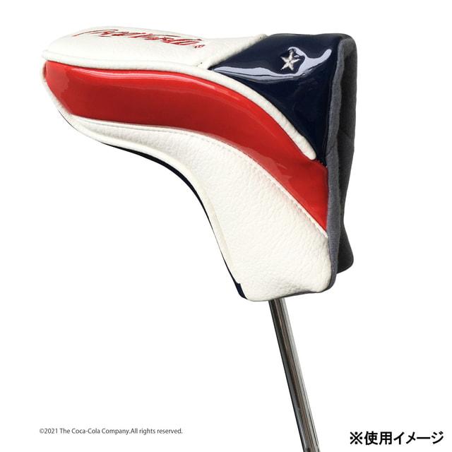 Coca Cola（コカコーラ） PU ピン型パターカバー 裏面のクリップで