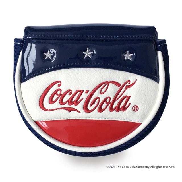 Coca Cola（コカコーラ） PU マレット型パターカバー 裏面のクリップで