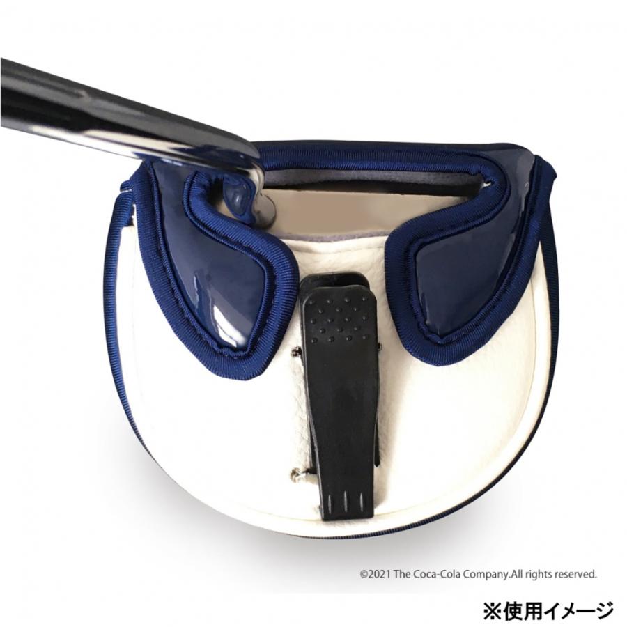 Coca Cola（コカコーラ） PU マレット型パターカバー 裏面のクリップで