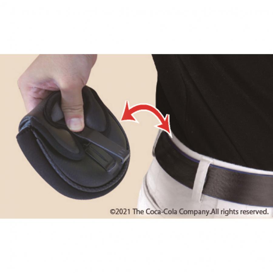 Coca Cola（コカコーラ） PU マレット型パターカバー 裏面のクリップで