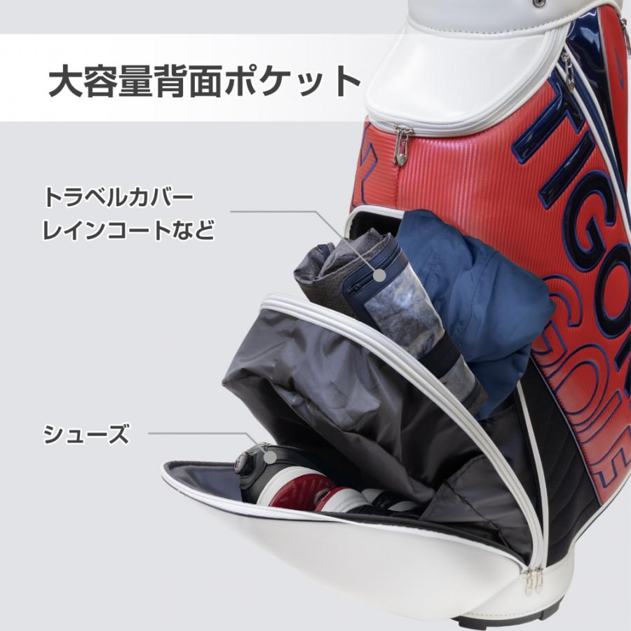 TIGORA キャディーバック Amazon | TIGORA(ティゴラ) ゴルフ PU ポリ 軽量 9型 キャスター付き