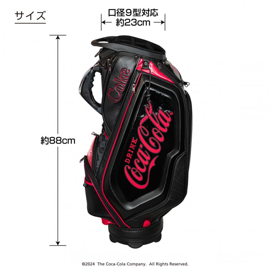 Coca Cola コカ・コーラ コカコーラ キャディバッグ 9型 CC Coca Cola コカ・コーラ コカコーラ キャディバッグ 9型 CC