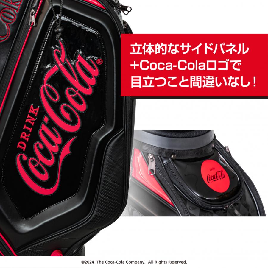 Coca Cola コカ・コーラ コカコーラ キャディバッグ 9型 CC Coca Cola コカ・コーラ コカコーラ キャディバッグ 9型 CC