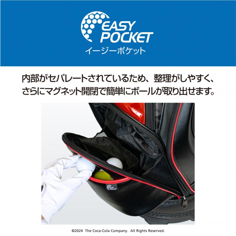 Coca Cola コカ・コーラ コカコーラ キャディバッグ 9型 CC Coca Cola コカ・コーラ コカコーラ キャディバッグ 9型 CC