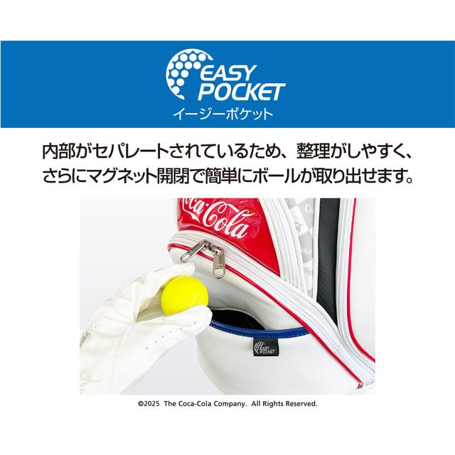 Coca Cola（コカコーラ） キャディバッグ 9型 CC-0B1004CB メンズ