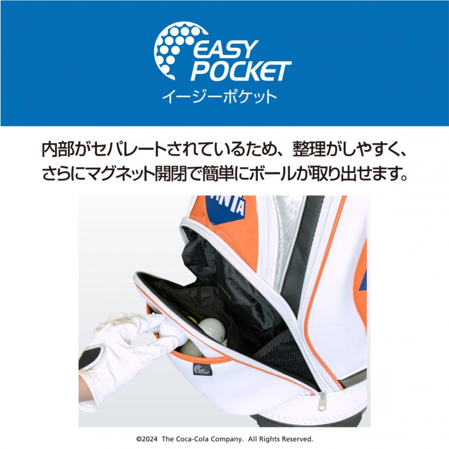 Coca Cola コカ・コーラ ファンタ キャディバッグ 9型 FT Coca Cola コカ・コーラ ファンタ キャディバッグ 9型 FT