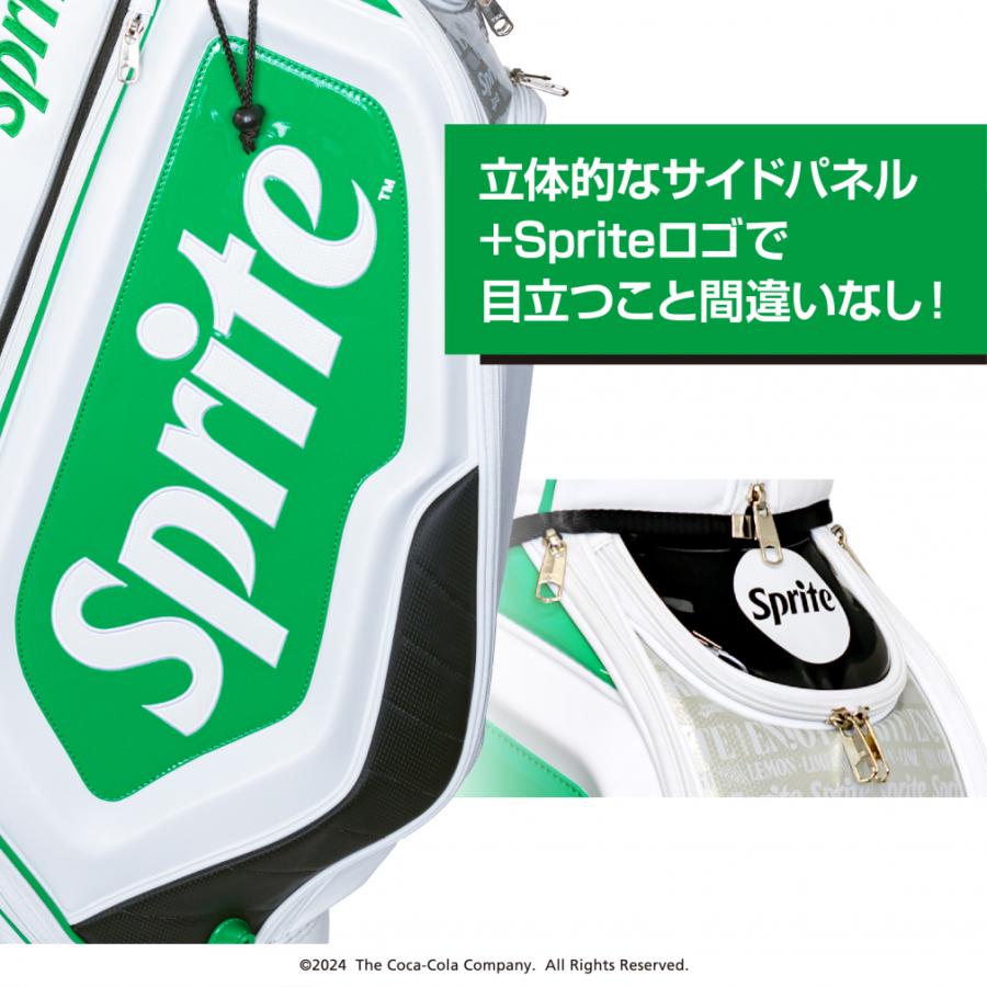 Coca Cola コカ・コーラ スプライト キャディバッグ 9型 SP Coca Cola コカ・コーラ スプライト キャディバッグ 9型 SP