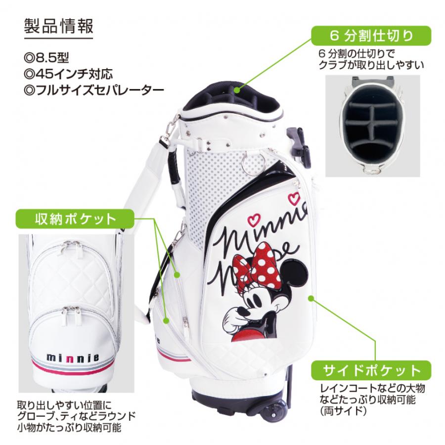 Disney ディズニー レディース キャスター付きキャディバッグ DN Disney ディズニー レディース キャスター付きキャディバッグ DN
