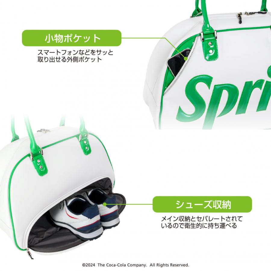 コカ・コーラ スプライト ゴルフ ボストンバッグ SP-0B1004BB  