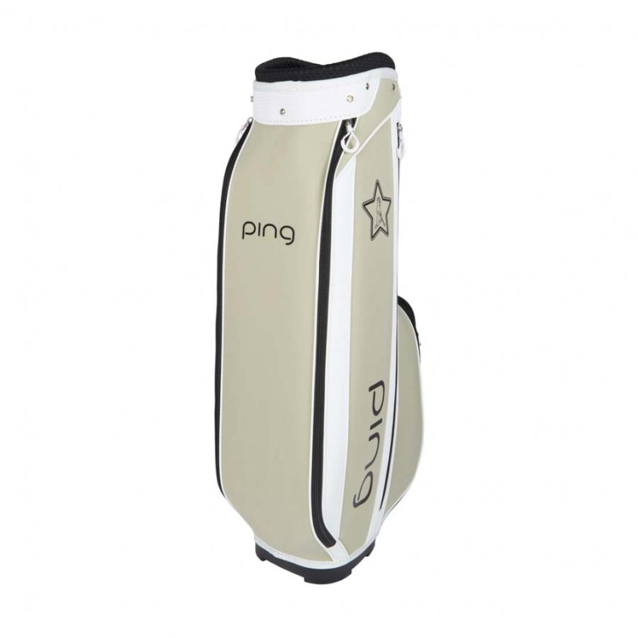 PING ピン キャディバッグ ゴルフバッグ ベージュ軽量モデル 正規品 PING（ピン） カジュアル キャディバッグ レディス : GDOゴルフ