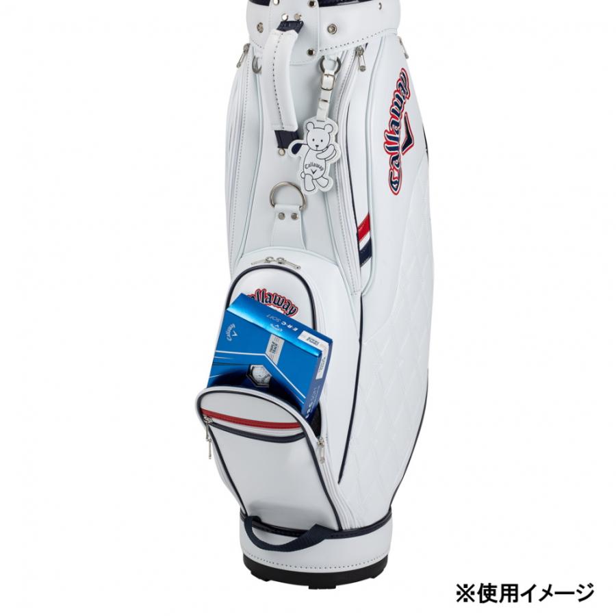 キャロウェイ レディース キャディバッグ CRT PU SPORT WMS 22 JM 8.5型 4518564335 新デザインの可愛いベアのネームタグ付き ゴルフ Callaway|alpen-group|10