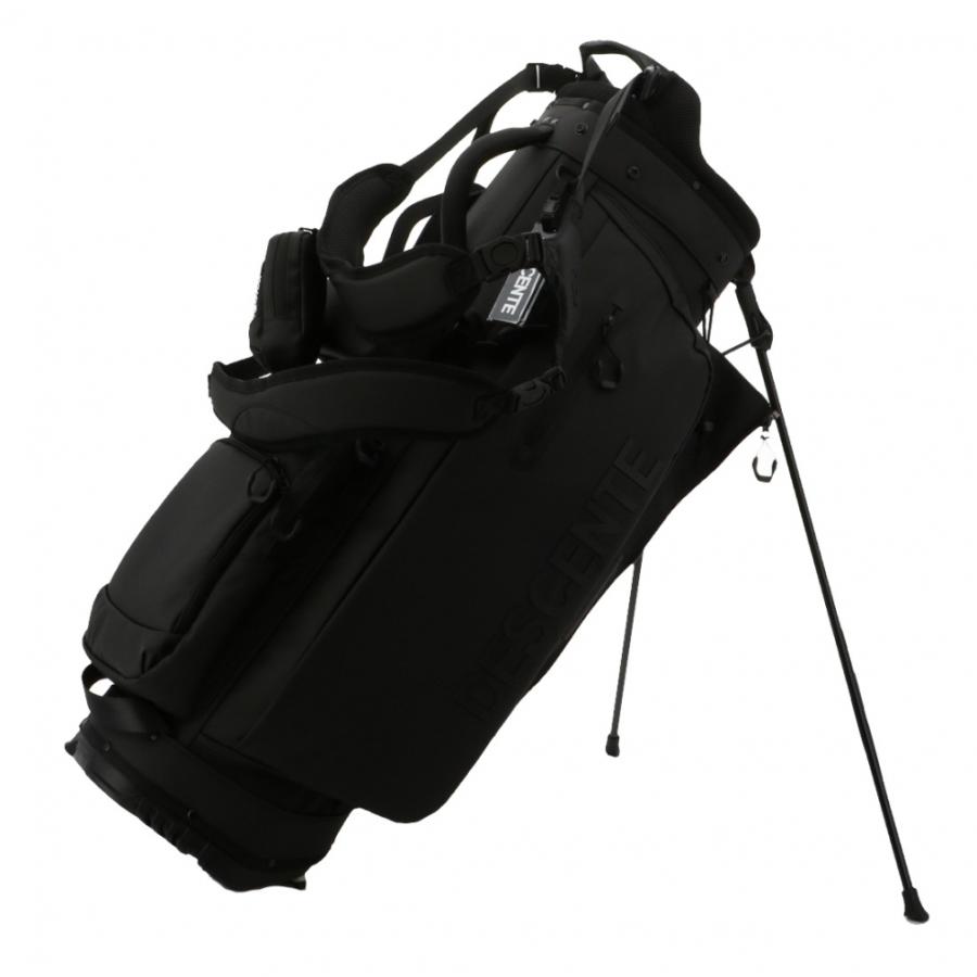 デサント ゴルフ キャディバッグ スタンドタイプ 9.5型 DQBTJJ00 メンズ ゴルフ キャディーバッグ : ブラック DESCENTE GOLF