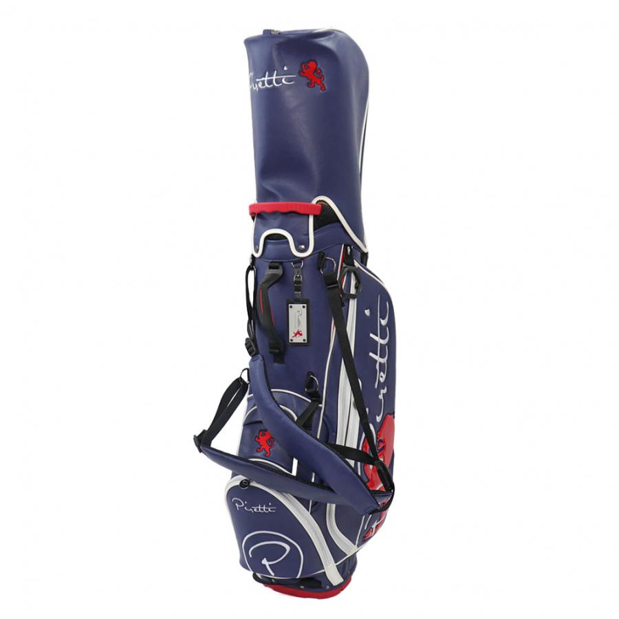 Piretti ピレッティキャディバッグ ネイビー/レッド Piretti（ピレッティ） 日本正規品 スタンドキャディバッグ8.5型 Stand