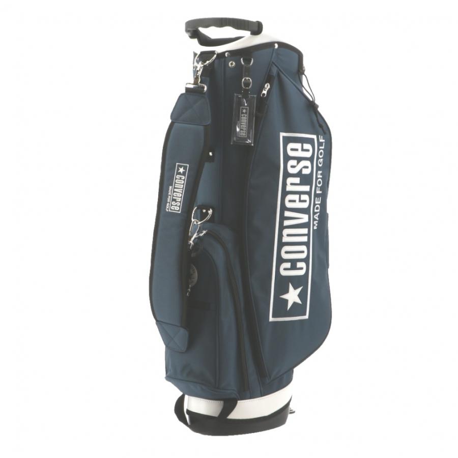 コンバース CV SP STAND CADDIE BAG キャディバッグ 9型 33700290 チャックテイラーマークを使用 ゴルフ : ネイビー Converse｜alpen-group｜03