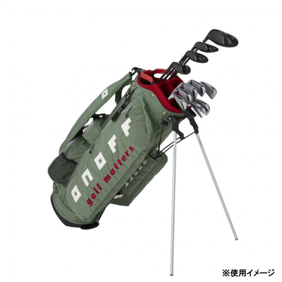 オノフ キャディバッグ 9型 スタンド OB0322 大人のアースカラーが特徴