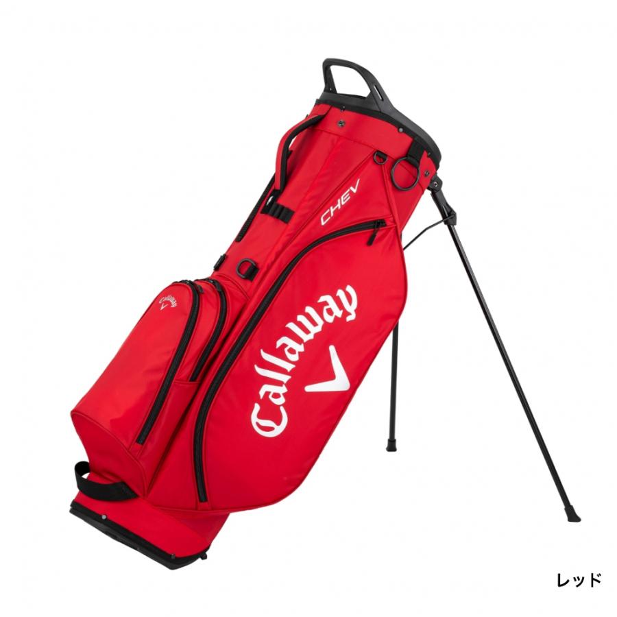 Callaway キャロウェイ ゴルフ キャディバッグ９型【黒×赤】美品！ Callaway（キャロウェイ） Chev Stand 26 JM 7193815969 ゴルフ