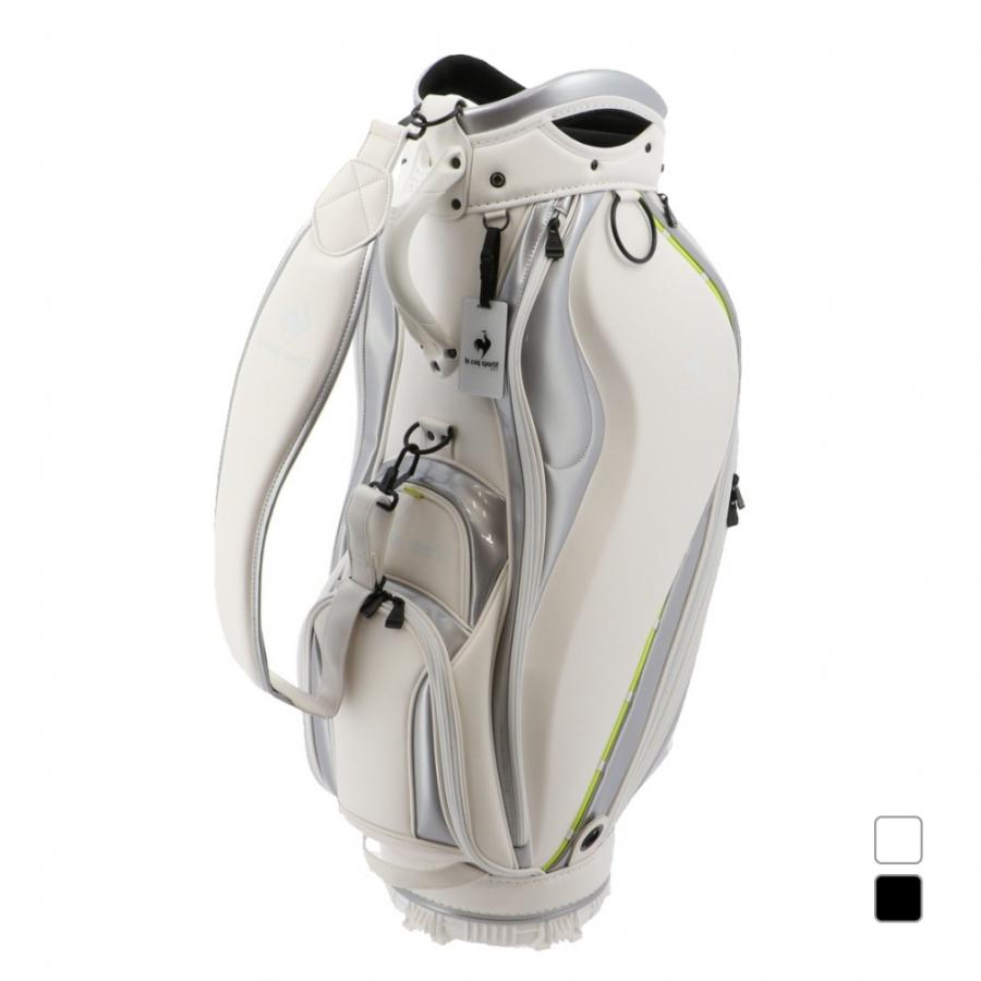 le coq sportif キャディバッグ ゴルフバッグ ホワイト/グリーン le coq sportif キャディバッグ ゴルフバッグ ホワイト/グリーン le