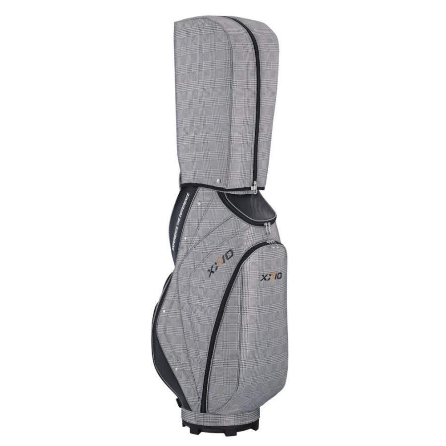 212)【未使用】ダンロップ ゼクシオ キャディバッグ(ライトグレー・9.5型・47インチクラブ対応) DUNLOP XXIO DP-GGC-X141-GY XXIO ゼクシオ 超軽量モデルキャディバック GGCX164 メンズ ゴルフ
