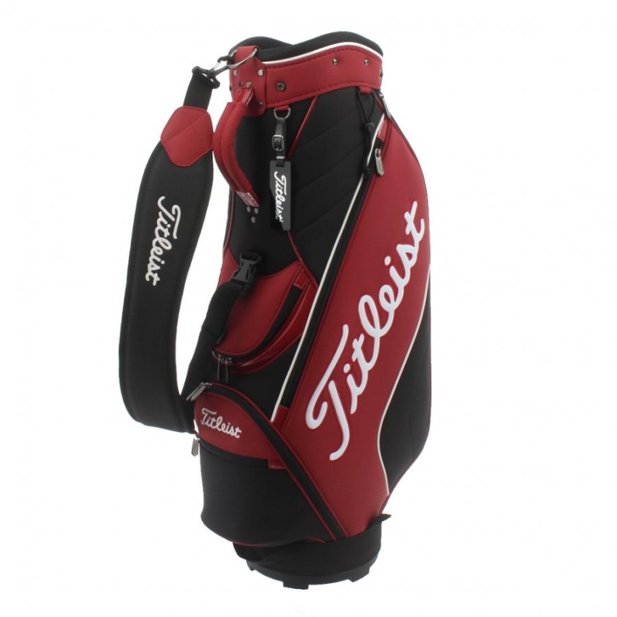 タイトリスト　キャディバッグ　アスパイヤ　赤　Titleist 美品　おまけ付き Titleist（タイトリスト） アスパイヤJEキャディバッグ TB23AJECBJ