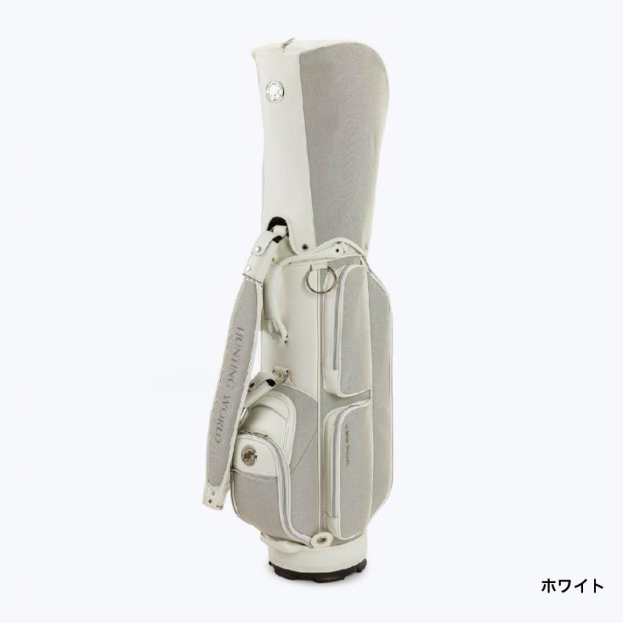 HUNTING WORLD ゴルフバッグ・キャディバッグ ホワイト キャンバス HUNTING WORLD ゴルフバッグ・キャディバッグ ホワイト キャンバス