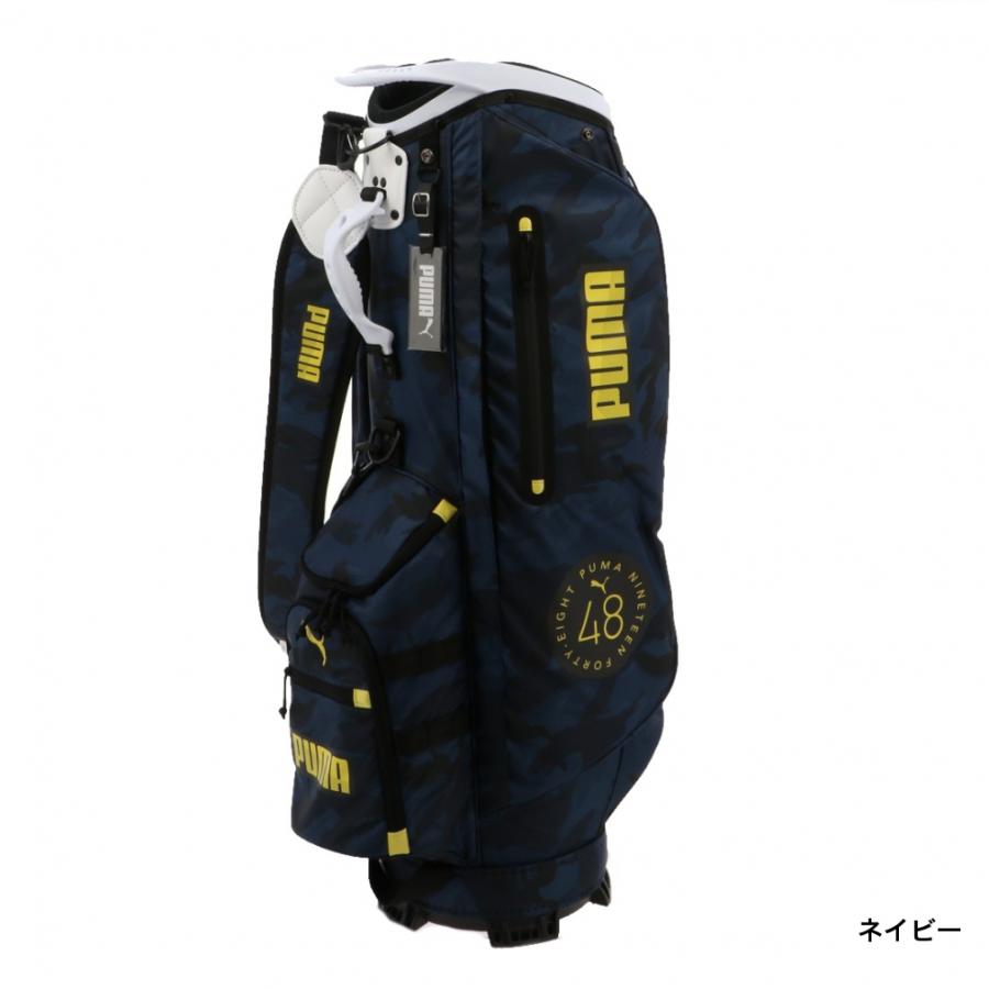 プーマ ゴルフグラフィックカートキャディバッグ 9.5型 079717 多数の