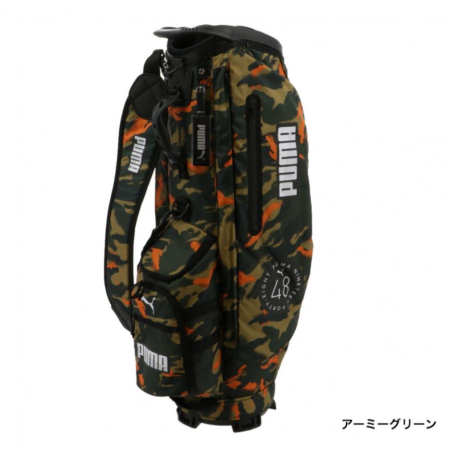 プーマ ゴルフグラフィックカートキャディバッグ 9.5型 079717 多数の収納力抜群のポケットを配置 メンズ ゴルフ キャディバッグ PUMA メンズ ゴルフ キャディバッグ ポリエステル K1445798191(12818円)