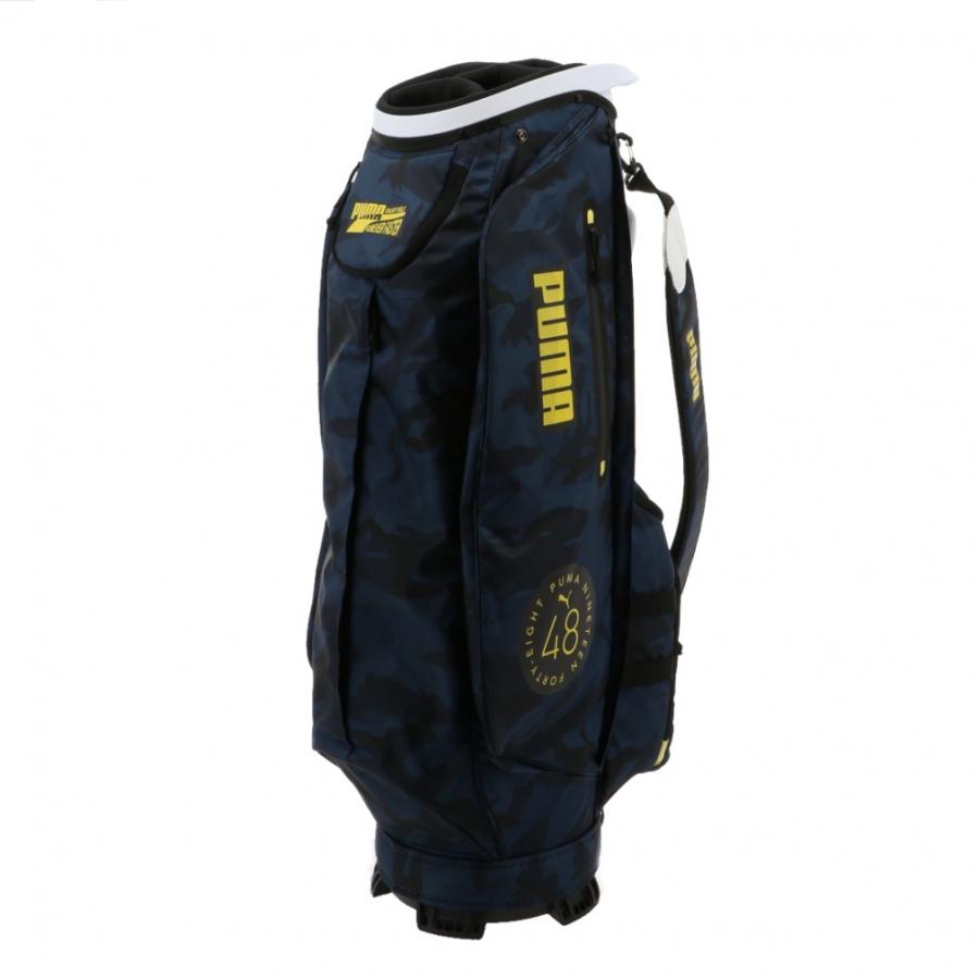 プーマ ゴルフグラフィックカートキャディバッグ 9.5型 079717 多数の収納力抜群のポケットを配置 メンズ ゴルフ キャディバッグ PUMA メンズ ゴルフ キャディバッグ ポリエステル K1445798191(12818円)