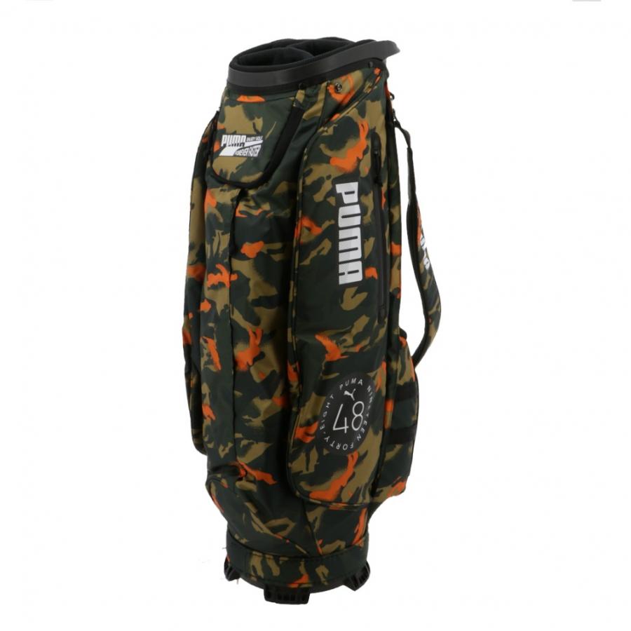 プーマ ゴルフグラフィックカートキャディバッグ 9.5型 079717 多数の
