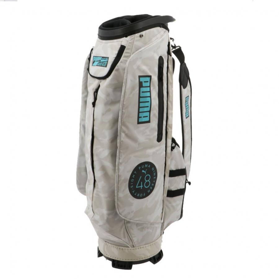 プーマ ゴルフグラフィックカートキャディバッグ 9.5型 079717 多数の収納力抜群のポケットを配置 メンズ ゴルフ キャディバッグ PUMA メンズ ゴルフ キャディバッグ ポリエステル K1445798191(12818円)