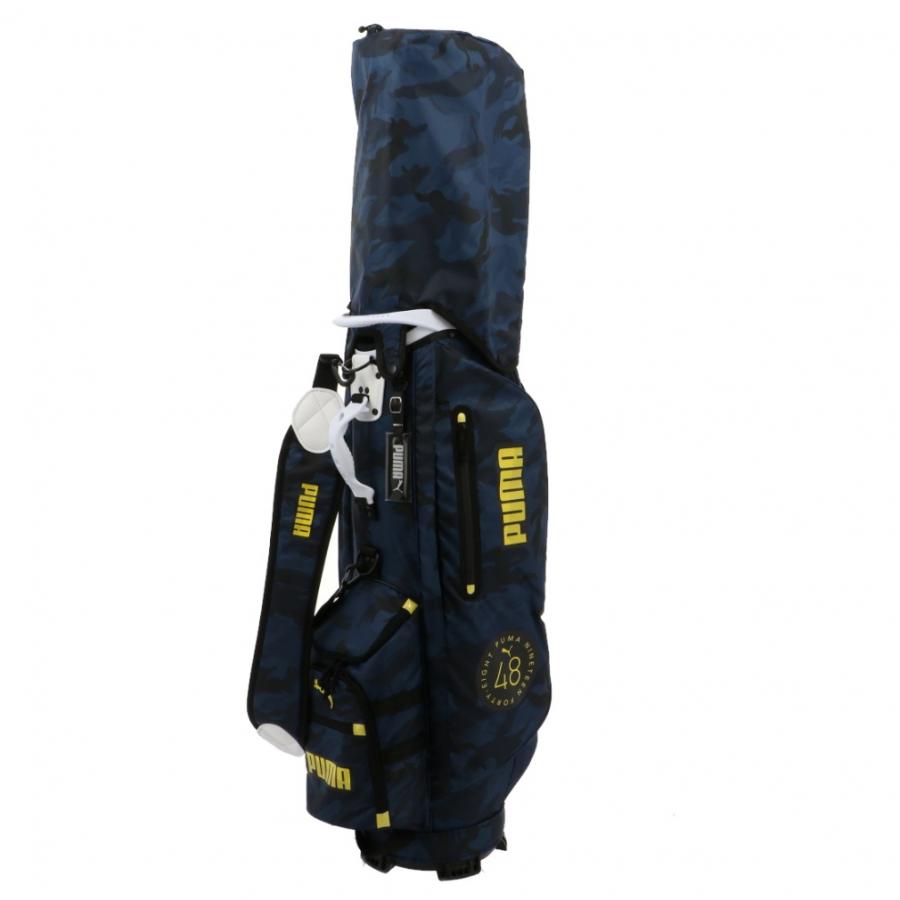 プーマ ゴルフグラフィックカートキャディバッグ 9.5型 079717 多数の収納力抜群のポケットを配置 メンズ ゴルフ キャディバッグ PUMA メンズ ゴルフ キャディバッグ ポリエステル K1445798191(12818円)