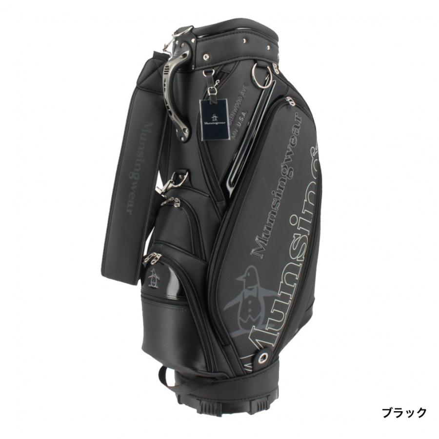 マンシングウェア スポーティデザインキャディバッグ MQBWJJ00 メンズ ゴルフ キャディバッグ Munsingwear スポーティデザインキャディバッグ メンズ ゴルフ キャディバッグ ホワイト