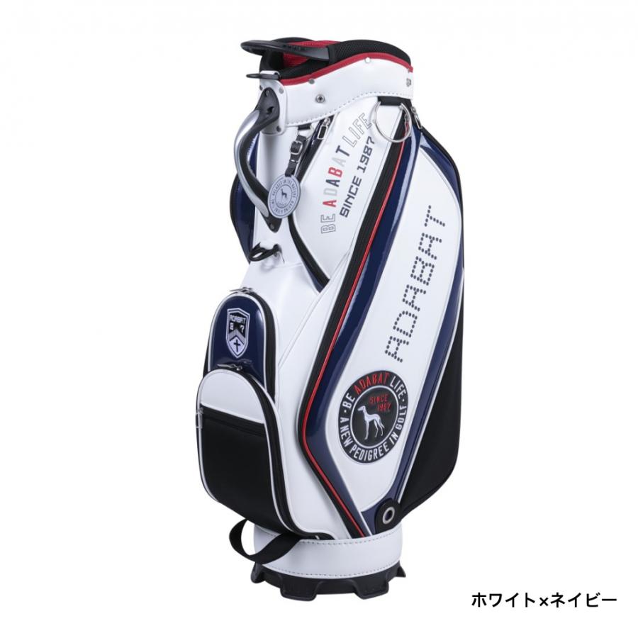 新品　adabat アダバット キャディバッグ メンズ adabat アダバット メンズキャディバッグ ABC437 ABC437WG