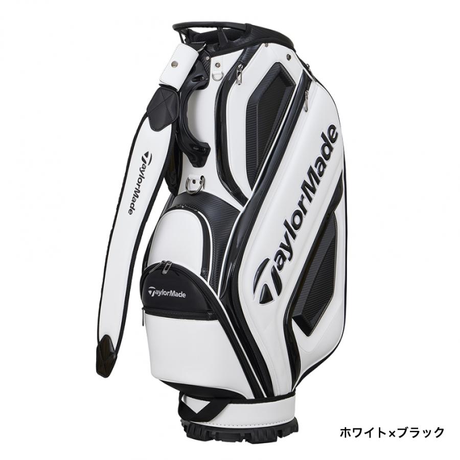 テーラーメイド　キャディバッグ　オーステック 9.5型　ホワイトブラック TaylorMade（テーラーメイド） オーステック キャディバッグ UN725