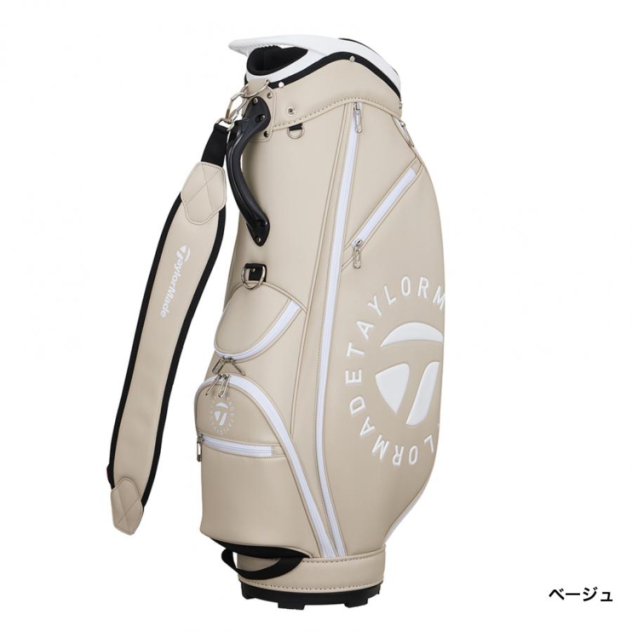 TaylorMade サークルロゴキャディバックBeigeUN7479.5型 TaylorMade（テーラーメイド） サークルロゴ キャディバッグ UN747