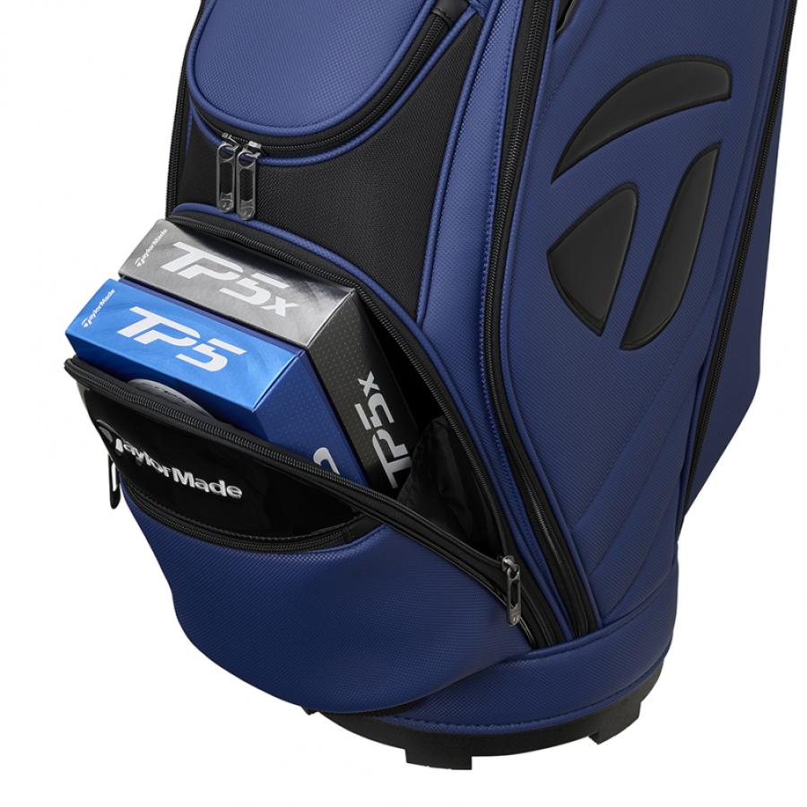 TaylorMade　メンズキャディバッグ　青/黒　美品 TaylorMade（テーラーメイド） スポーツモダン キャディバッグ TL868